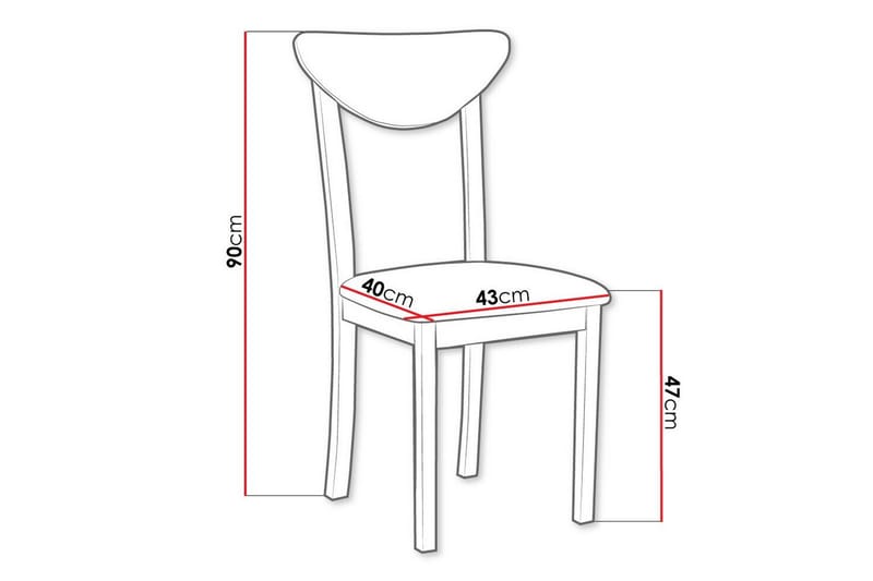 Patrickswell Matstol - Svart - Products - Möbler - Fåtölj & stolar - Matstol & köksstol