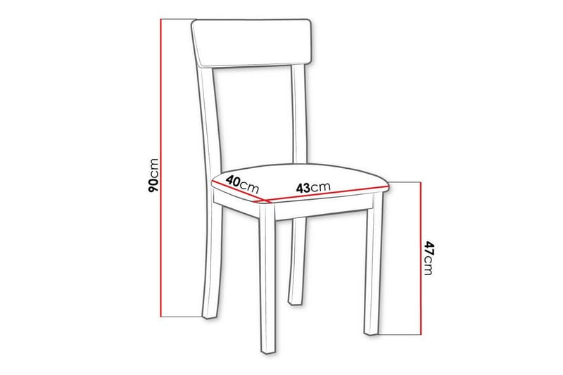 Patrickswell Matstol - Svart - Products - Möbler - Fåtölj & stolar - Matstol & köksstol