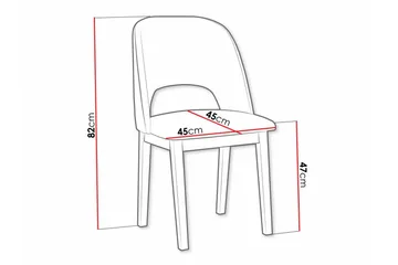 Patrickswell Matstol - Vit - Products - Möbler - Fåtölj & stolar - Matstol & köksstol