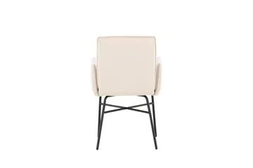 Petra Karmstol - Beige - Products - Möbler - Fåtölj & stolar - Matstol & köksstol