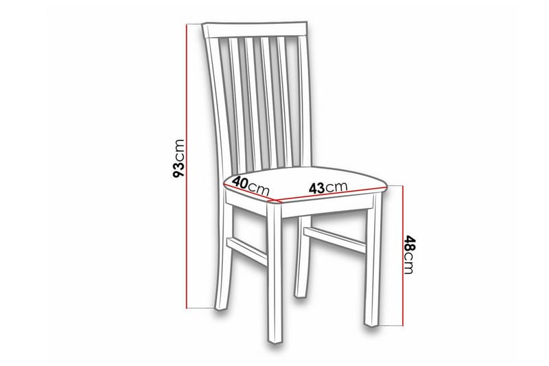 Roma Matstol Brown||Black - Products - Möbler - Fåtölj & stolar - Matstol & köksstol