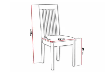 Rowden Matstol - Svart - Products - Möbler - Fåtölj & stolar - Matstol & köksstol