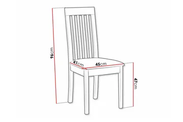Rowden Matstol - Svart - Products - Möbler - Fåtölj & stolar - Matstol & köksstol