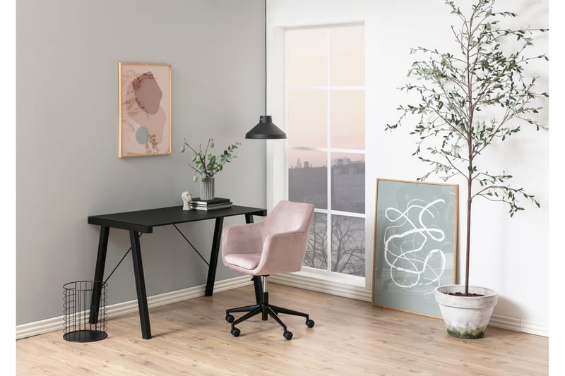 Samlar Kontorsstol VIC-tyg - Röd/Svart - Products - Möbler - Fåtölj & stolar - Kontorsstol & skrivbordsstol