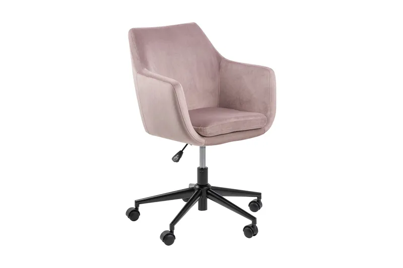 Samlar Kontorsstol VIC-tyg, Röd/Svart