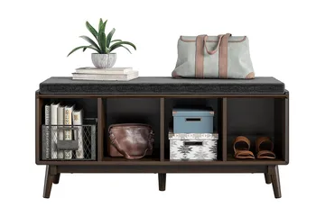 Brittany Sittbänk 118 cm Brun - Novogratz - Products - Möbler - Fåtölj & stolar - Sittbänk