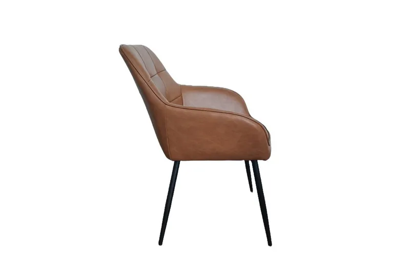 Sonal Karmstol - Cognac - Products - Möbler - Fåtölj & stolar - Karmstol