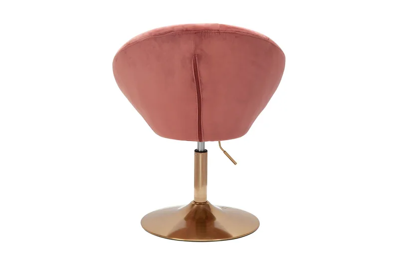 Willowdale Kontorsstol - Mörkrosa/Guld - Products - Möbler - Fåtölj & stolar - Kontorsstol & skrivbordsstol