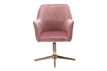 Willowdale Kontorsstol med Armstöd - Rosa/Guld - Products - Möbler - Fåtölj & stolar - Kontorsstol & skrivbordsstol