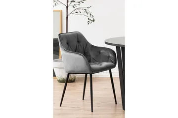 Zabinka Karmstol - Mörkgrå - Products - Möbler - Fåtölj & stolar - Karmstol