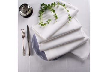 Servett Fritz Magnus Trading Delight 50 x 50 cm Vit - Products - Textil & mattor - Kökstextil - Tygservett