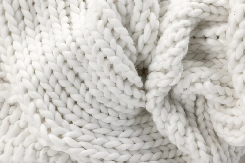 Kate Pläd 130x170 cm - Vit - Products - Textil & mattor - Filt & pläd