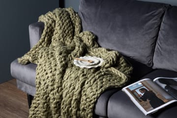 Kate Pläd 130x170 cm - Mörkgrön - Products - Textil & mattor - Filt & pläd