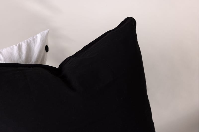Ronja Kuddfodral - Svart - Products - Textil & mattor - Kudde & kuddfodral - Kuddfodral