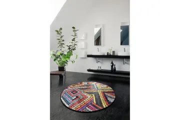 Chilai Home Badmatta 100 Rund - Multi - Products - Textil & mattor - Matta - Badrumsmatta