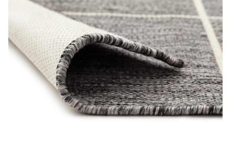 Madrid Square Flatvävd Matta 80x150 - Grå/Vit - Products - Textil & mattor - Matta - Flatvävd matta