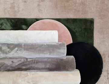 Cozy Ryamatta 160 cm Rund - Natur - Products - Textil & mattor - Matta - Modern matta - Ryamatta