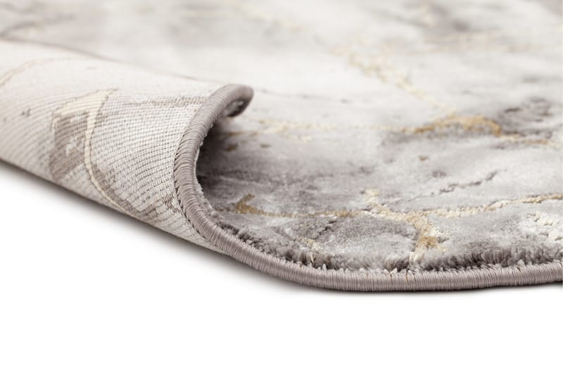 Craft Concrete Guld Rund 120 cm - Products - Textil & mattor - Matta - Modern matta - Wiltonmatta