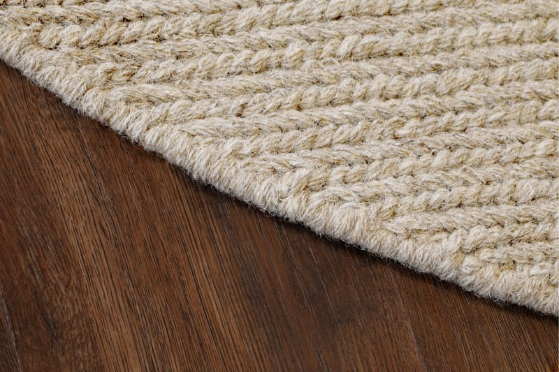 Dalarö Ullmatta Ø240 cm Rund - Beige - Products - Textil & mattor - Matta - Modern matta - Ullmatta