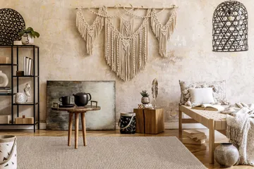 Dalarö Ullmatta 140x200 cm - Linne - Products - Textil & mattor - Matta - Modern matta - Ullmatta