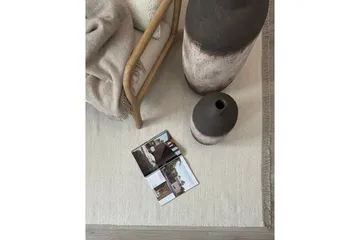 Eden Ullmatta 200x200 cm Kvadratisk - Creme - Products - Textil & mattor - Matta - Modern matta - Ullmatta