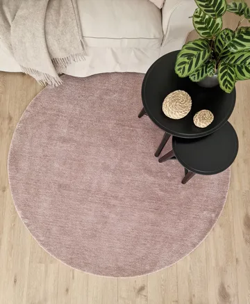Feel Matta 160 Rund - Rosa - Products - Textil & mattor - Matta - Modern matta - Ryamatta