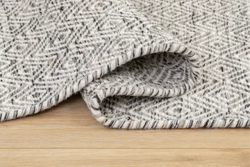 Gåsöga Ullmatta 140x200 cm Rektangulär - Grå - Products - Textil & mattor - Matta - Modern matta - Ullmatta