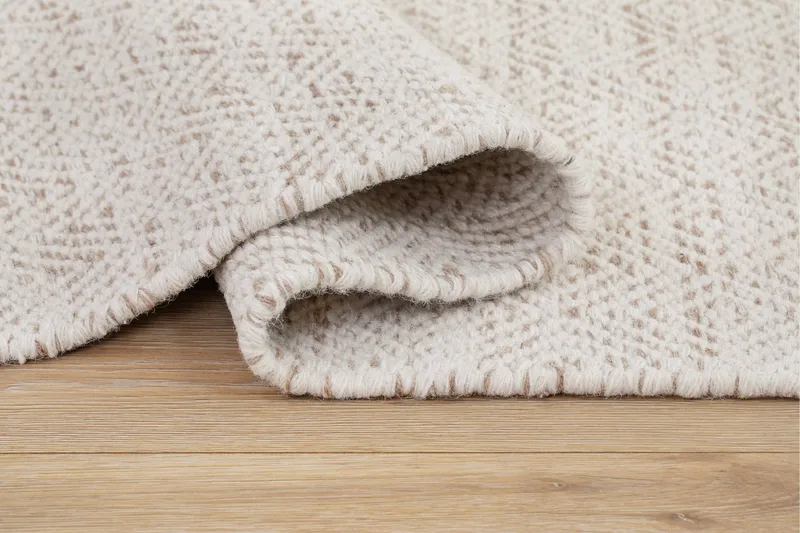 Gåsöga Ullmatta 240x340 cm Rektangulär - Beige - Products - Textil & mattor - Matta - Modern matta - Ullmatta