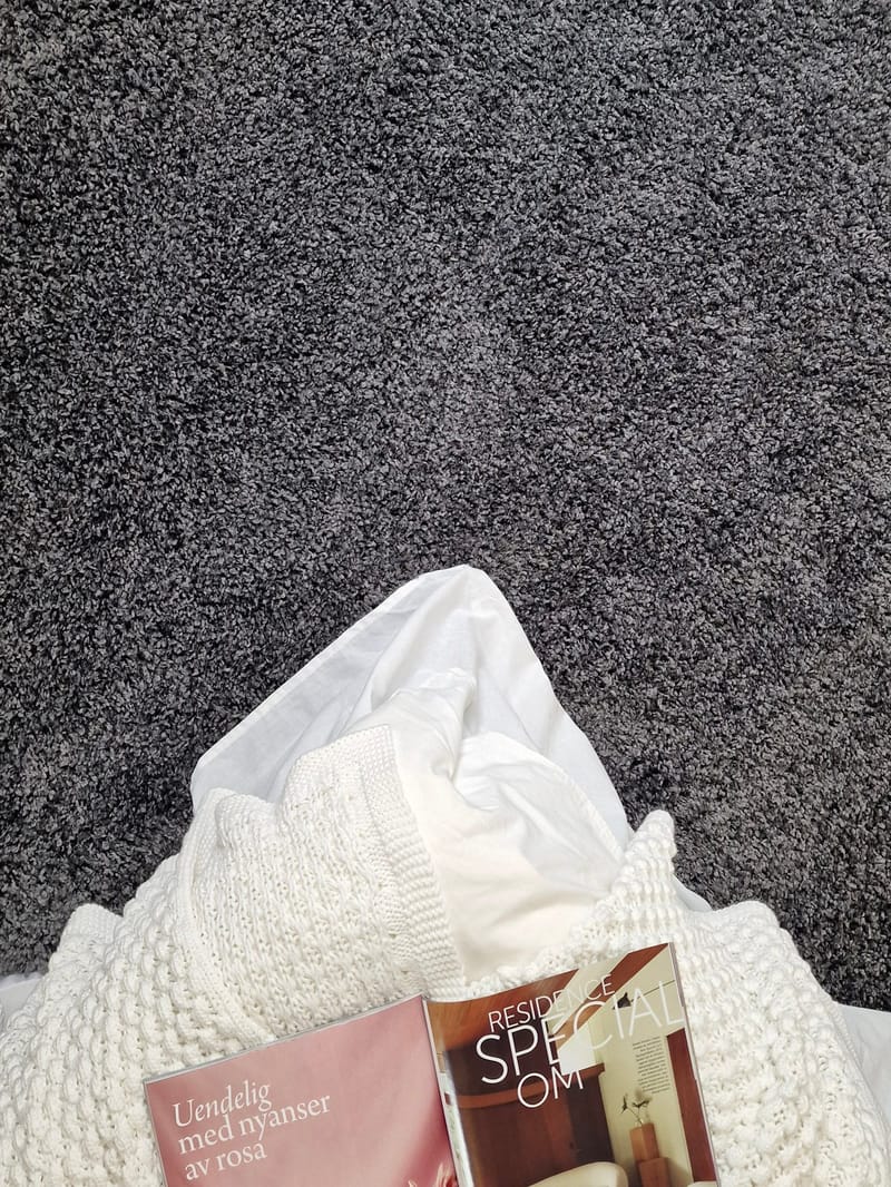 Lounge Ryamatta 160x230 cm Rektangulär - Grafit - Products - Textil & mattor - Matta - Modern matta - Ryamatta