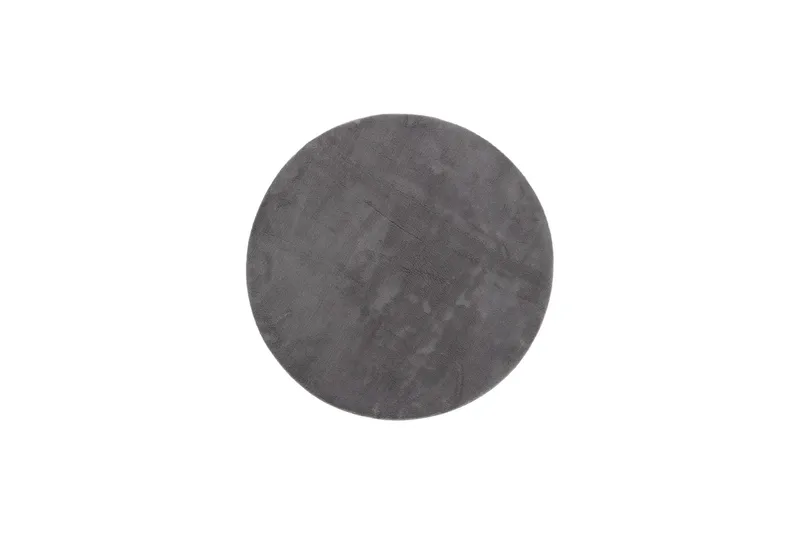Soft Wiltonmatta Rund 120 cm, Grafitgrå