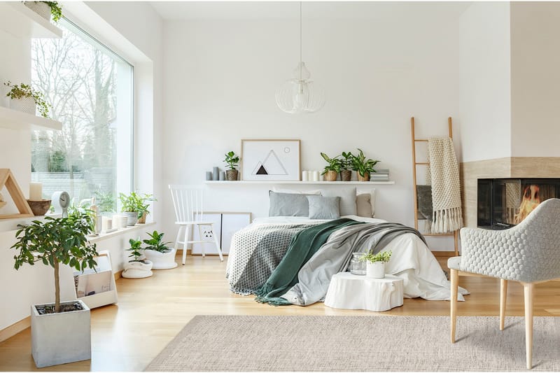 Torsby Ullmatta 140x200 cm Rektangulär - Beige - Products - Textil & mattor - Matta - Modern matta - Ullmatta