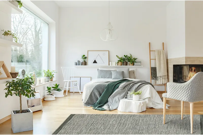 Torsby Ullmatta 140x200 cm Rektangulär - Grön - Products - Textil & mattor - Matta - Modern matta - Ullmatta