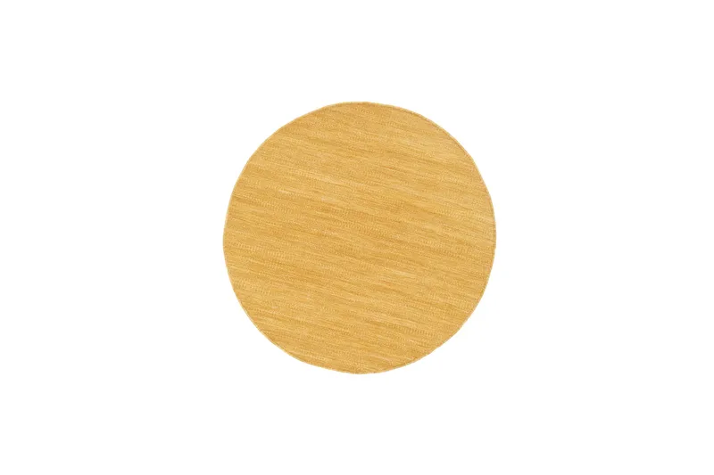 Birka Ullmatta Rund 300 cm, Gul