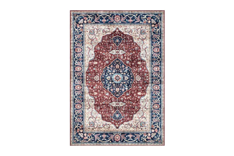 Tarfaya Friezematta 160x230 cm, Röd