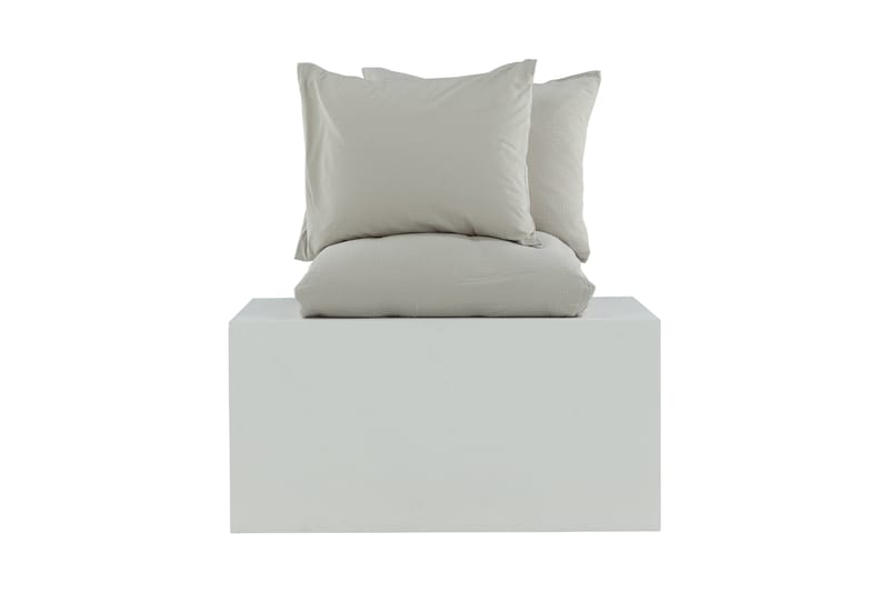 Mila Bäddset 2-Dels 220x240/50x60 cm - Ljusgrå - Products - Textil & mattor - Sängkläder - Bäddset & påslakanset - Påslakanset dubbelsäng
