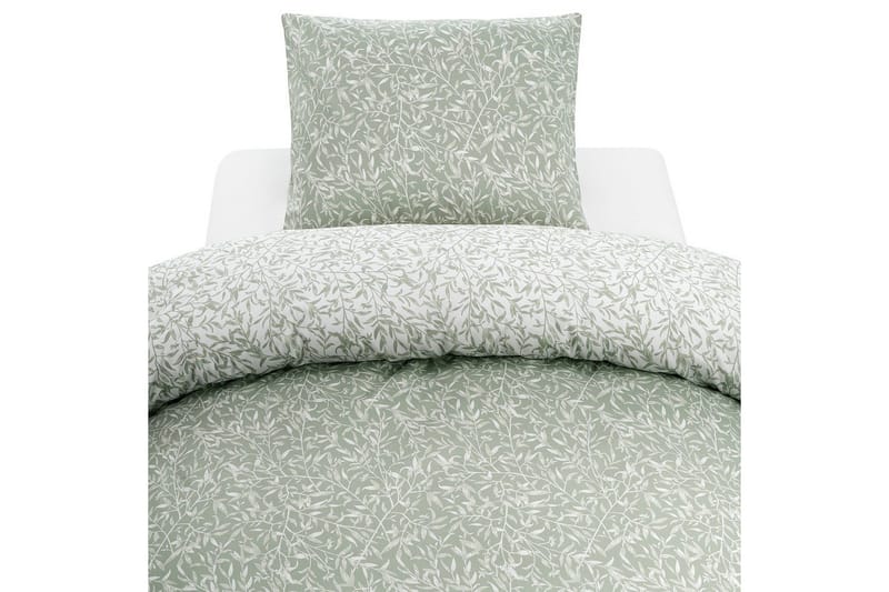 Påslakanset Enkelsäng 2-Dels Garden, Grön