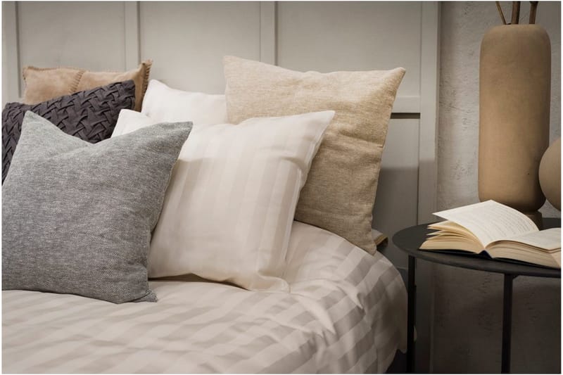 Påslakanset Enkelsäng 2-Dels Satin - Sand - Products - Textil & mattor - Sängkläder - Bäddset & påslakanset - Påslakanset dubbelsäng