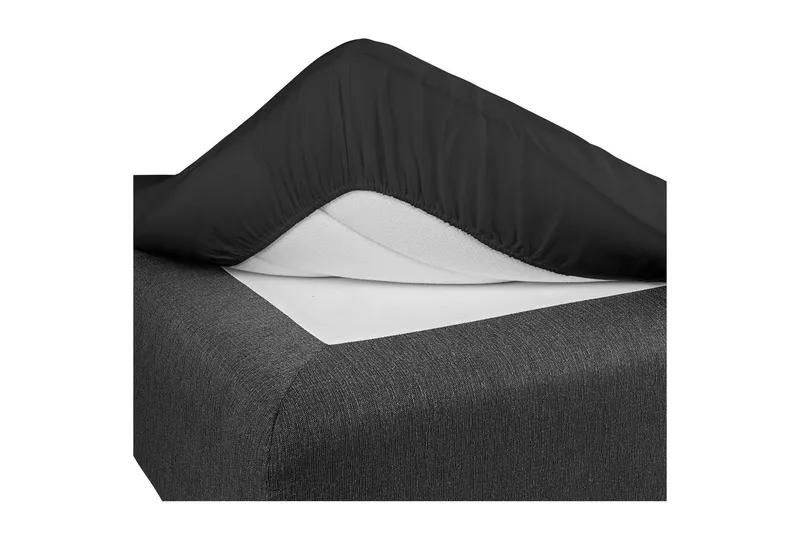 Dra-på-lakan Borganäs of Sweden, 120 x 200 cm, Svart