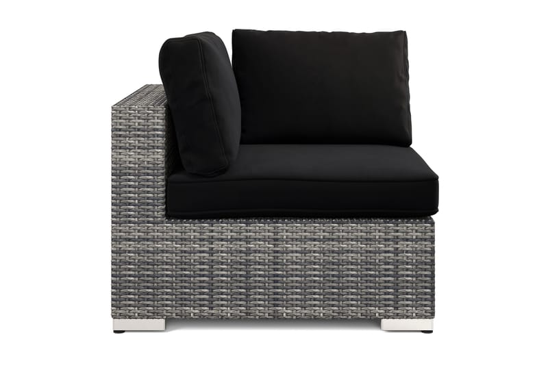 Bahamas Hörnmodul utomhus i konstrotting - Grå - Products - Utemöbler & utemiljö - Övrigt utemöbler - Moduler utesoffa