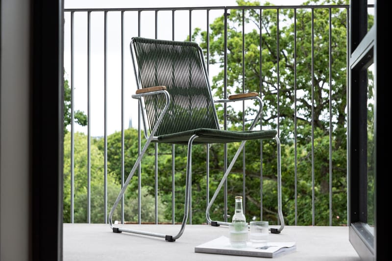 Bois Karmstol Utomhus - Grön - Products - Utemöbler & utemiljö - Balkong & altan - Balkongmöbler - Balkongstol