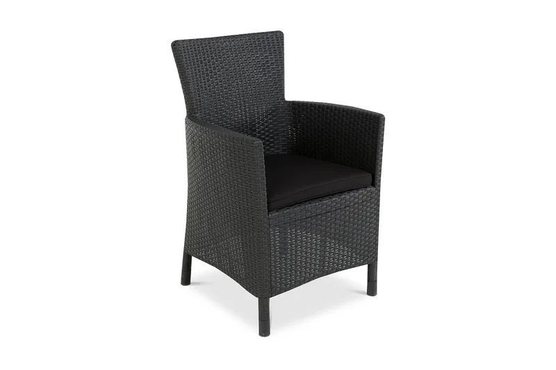 Lady Sittdyna - Svart - Products - Utemöbler & utemiljö - Dynor - Sittdyna & ryggdyna utemöbler