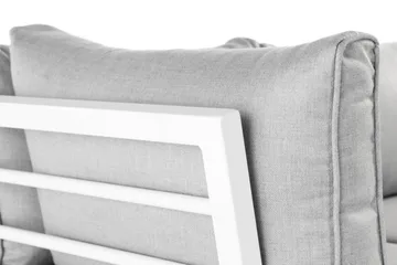 Ariany Hörnsoffa - Vit / Grå dynor - Products - Utemöbler & utemiljö - Loungemöbler - Loungesoffor