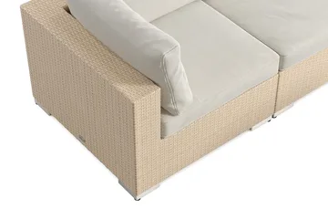 Bahamas utomhus hörnsoffa 8-sits vändbar med fåtölj och bord - Beige - Products - Utemöbler & utemiljö - Loungemöbler - Loungeset & loungegrupp