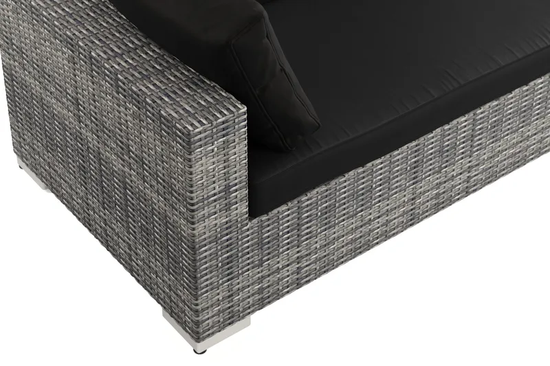 Bahamas utomhus L-soffa vänster 8-sits med fåtölj och bord - Grå - Products - Utemöbler & utemiljö - Loungemöbler - Loungeset & loungegrupp