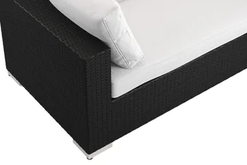 Bahamas utomhus soffgrupp 7-sits med två fåtöljer och bord - Svart - Products - Utemöbler & utemiljö - Loungemöbler - Loungeset & loungegrupp