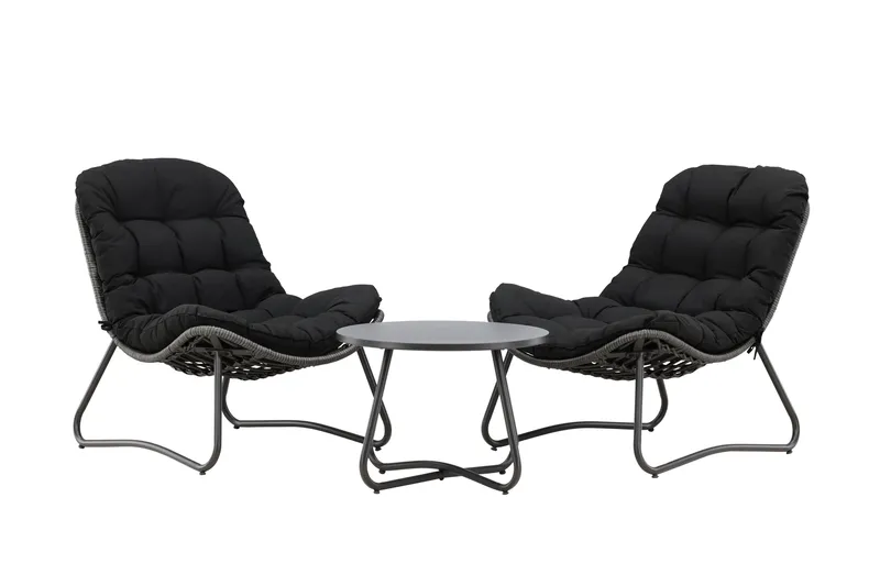 Cala Soffgrupp Utomhus 2-sits, Svart