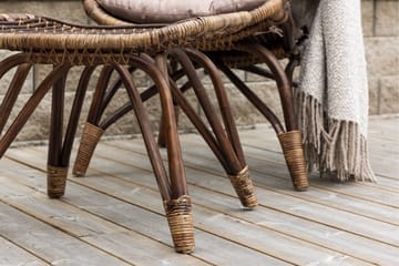 Ella Utefåtölj - Mörk Valnöt - Products - Utemöbler & utemiljö - Loungemöbler - Loungestol utomhus