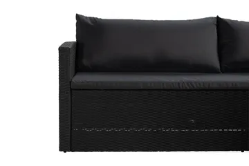 James Light Soffgrupp Utomhus  5-sits - Svart - Products - Utemöbler & utemiljö - Loungemöbler - Loungeset & loungegrupp