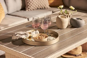 James Lyx Loungegrupp Vändbar - Vit / Gråa dynor - Products - Utemöbler & utemiljö - Loungemöbler - Loungeset & loungegrupp