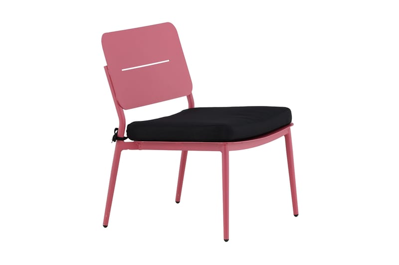 Lina Loungestol Utomhus med Dyna - Rosa - Products - Utemöbler & utemiljö - Loungemöbler - Loungestol utomhus